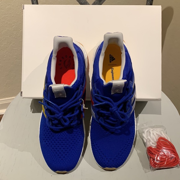 Mens Adidas Engineered Garments Ultraboost 1.0 Consortium Blue Bird size 10 - Picture 5 of 8